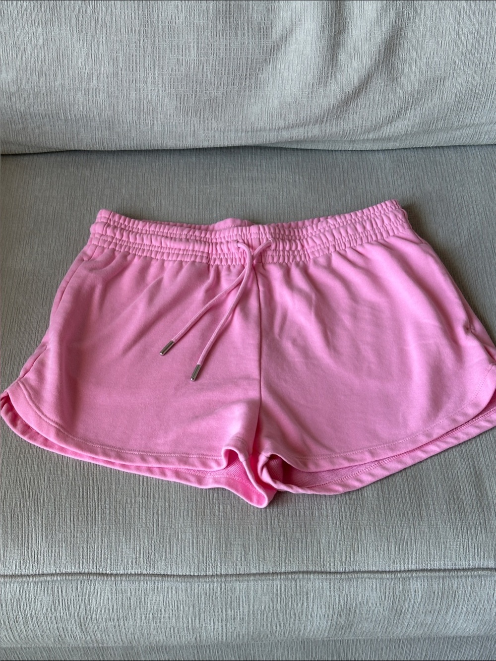 Women's Pink Athletic Drawstring Shorts